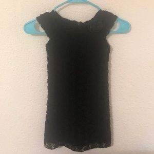Sweet Heart Rose Black Dress